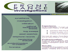 Tablet Screenshot of frontrangeinvestigations.com